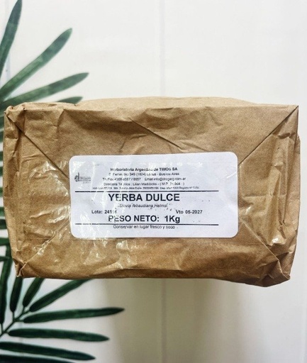 [DROGU21590845] YERBA DULCE (stevia) x 1kg DROGUERIA ARGENTINA