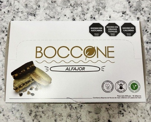 [BOCCO21295553] CAJA de ALFAJORES de maicena SURTIDOS x 12 uni BOCCONE