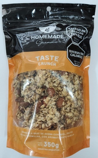 [HOMEM21279955] Granola TASTE CRUNCH con miel SIN AZUCAR x 350gr HOMEMADE