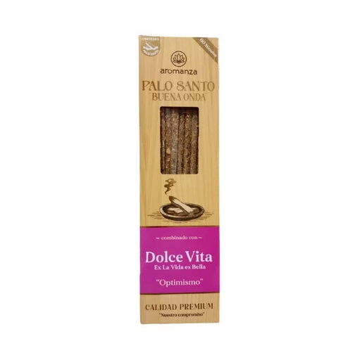 [AROMA21163892] Sahumerios PALO SANTO Buena Onda DOLCE VITA x 8 uni AROMANZA