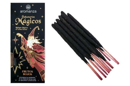 [AROMA21125770] Sahumerios MÁGICOS FRUTOS ROJOS x 10 uni AROMANZA