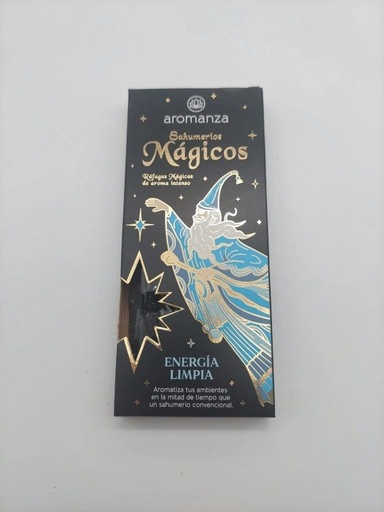 [AROMA21125729] Sahumerios MÁGICOS ENERGIA LIMPIA x 10 uni AROMANZA