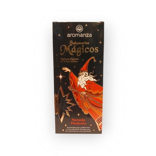 [AROMA21125701] Sahumerios MÁGICOS NARANJA PIMIENTA x 10 uni AROMANZA