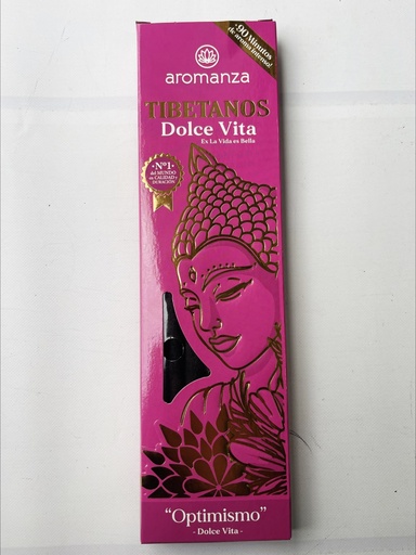[AROMA21116834] Sahumerios TIBETANOS DOLCE VITA "Optimismo" x 8 uni AROMANZA