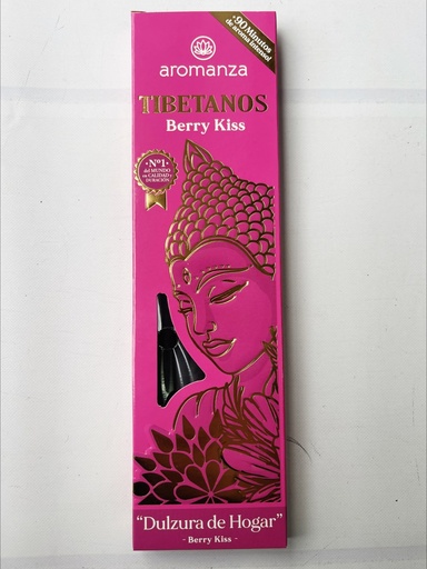[AROMA21116590] Sahumerios TIBETANOS BERRY KISS "Dulzura de hogar" x 8 uni AROMANZA