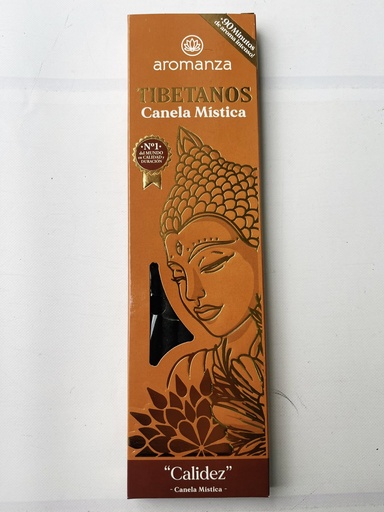 [AROMA21116461] Sahumerios TIBETANOS CANELA MÍSTICA "Calidez" x 8 uni AROMANZA