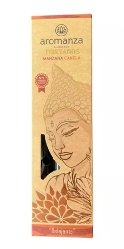 [AROMA21116461] Sahumerios TIBETANOS MANZANA CANELA x 8 uni AROMANZA