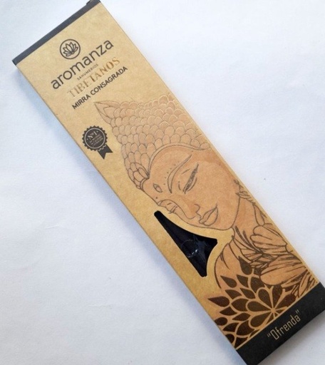 [AROMA21116445] Sahumerios TIBETANOS MIRRA CONSAGRADA x 8 uni AROMANZA