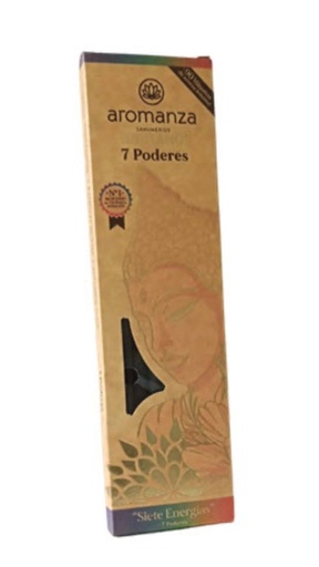 [AROMA21114689] Sahumerios TIBETANOS 7 PODERES x 8 uni AROMANZA