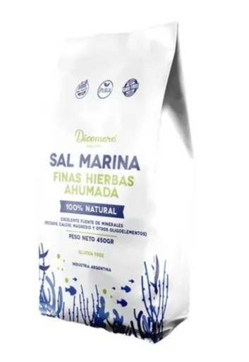 [DICOM21106397] SAL MARINA FINAS HIERBAS AHUMADAS SIN TACC x 450GR Dicomere