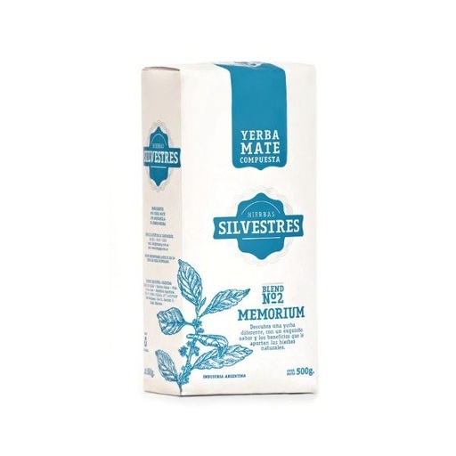 [DROGU20292475] YERBA MATE Hierbas Silvestres Nro 2 MEMORIUM X 500G DROGUERIA ARGENTINA