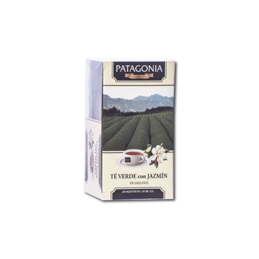 [DROGU20291437] TÉ VERDE con JAZMÍN PATAGONIA x 20 saquitos PATAGONIA