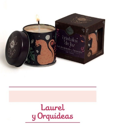 [SAGRA18738665] VELA DE SOJA FORTALECIMIENTO Y BIENESTAR Cristales de Luz SAGRADA MADRE