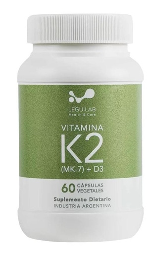 [LEGUI18682054] VITAMINA K2 suplemento +D3 x 60 capsulas SIN TACC LEGUILAB