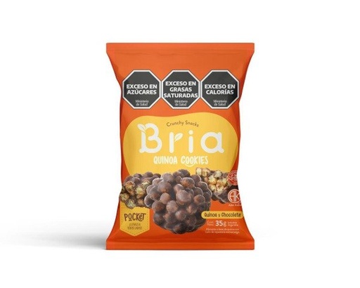 [BRIA18655725] POCKET Mini quinoa y chocolate x 35 GR BRIA