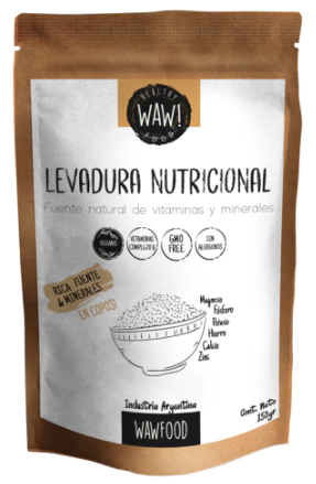 [WAWFO18154995] LEVADURA NUTRICIONAL en COPOS x 150 gr SIN TACC WAW FOOD