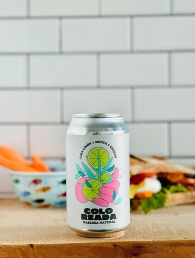 [COLOR17925554] Gaseosa natural COLOREADA Lima Limón + Menta + Cedrón x 354 ml