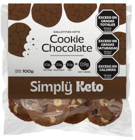[SIMPL16958875] COOKIE CHOCOLATE KETO x 100 gr SIMPLY KETO