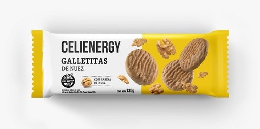 [CELIE13060424] GALLETITAS de Nuez SIN TACC x 130gr- CELIENERGY