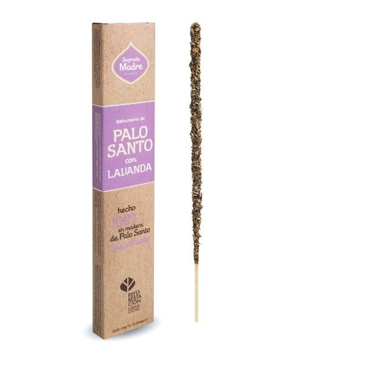 [SAGRA8083610] Sahumerio palo santo con LAVANDA Sagrada Madre