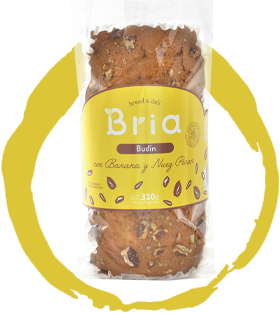 [BRIA7242840] Budín con BANANA y NUEZ PECAN x 320gr BRIA