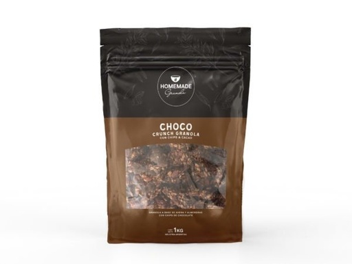 [HOMEM6384650] Granola CHOCO CRUNCH x 1 kg con chips y cacao HOMEMADE