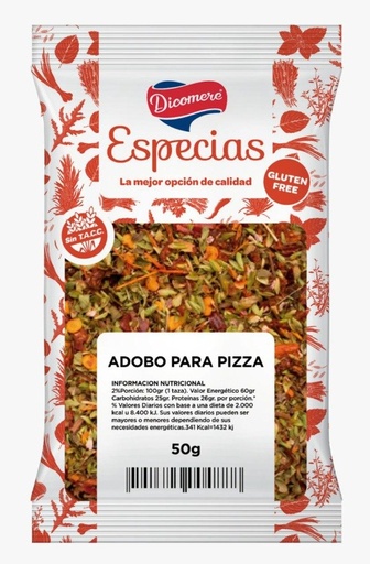 [DICOM2503976] Adobo para pizza sin tacc sobres Dicomere 50grs
