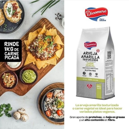 [DICOM2503353] Arveja Amarilla Texturizada Sin T.A.C.C x 350 gr DICOMERE