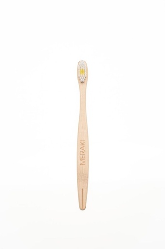 [MERAK1858061] Cepillo de Dientes Adulto  Cerda SUAVE Amarilla MERAKI