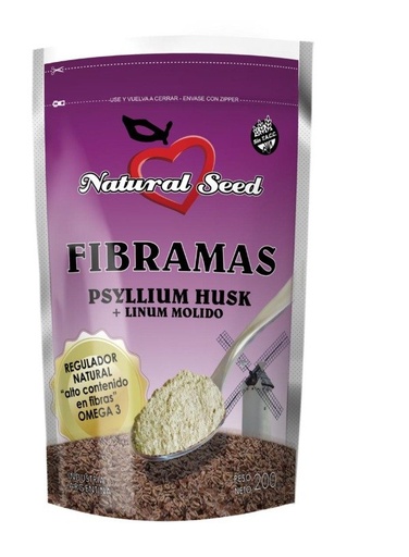 [NATUR1719162] Fibramas Psyllium Husk  Sin TACC x 200gr NATURAL SEED
