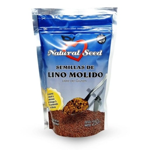 [NATUR1719112] LINO MOLIDO Sin TACC x 250gr NATURAL SEED