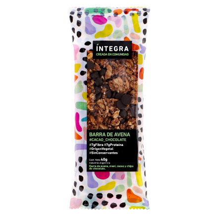 [INTEG37951] Barras Cacao x 10 uni x 40 gr INTEGRA