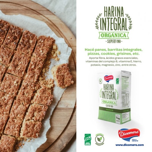 [DICOM2028] Harina de Trigo Integral Orgánica x 1K DICOMERE
