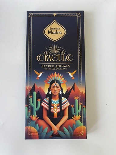 Sahumerio ORACULO - ANIMALES SAGRADOS x 8 uni SAGRADA MADRE