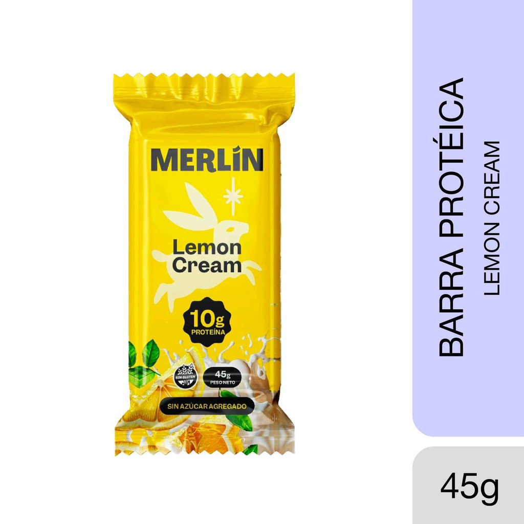 Barra PROTEICA LEMON CREAM SIN TACC 45gr x 14 uni- MERLIN FOODS ...