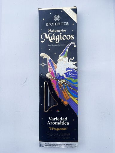 Sahumerios MÁGICOS-VARIEDAD AROMÁTICA x 5 uni AROMANZA