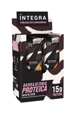 Barra PROTEICA DULCE DE LECHE - Display x 10u INTEGRA