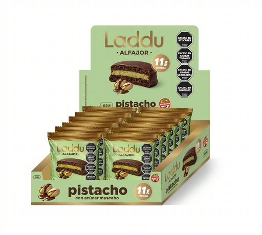 Laddu Alfajor Pistacho x12 LADDUBAR