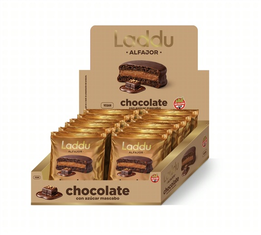 Laddu Alfajor Chocolate x12 LADDUBAR